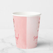 彼女はスクープされた！アイスクリームブライダルシャワー 紙コップ (右)