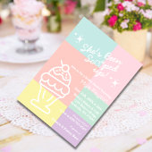 彼女はスクープされた!ブライダルシャワーレトロ 招待状