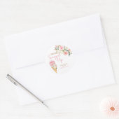 彼女はスクープされカスタムた ラウンドシール (封筒)