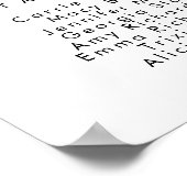 彼女はスコップされたブライダルシャワー座席表 ポスター (角)