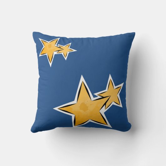 彼女はスターレトロスタイル クッション (裏面)