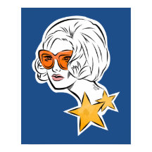 彼女はスターレトロスタイル