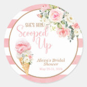 彼女はストライプの特別な子にされてしまった ラウンドシール (正面)