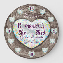 彼女はダイヤをブラウン·ファー·クロック！大時計