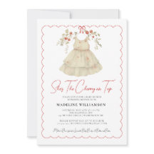 彼女はトップ水色のさくらんぼベビーシャワー