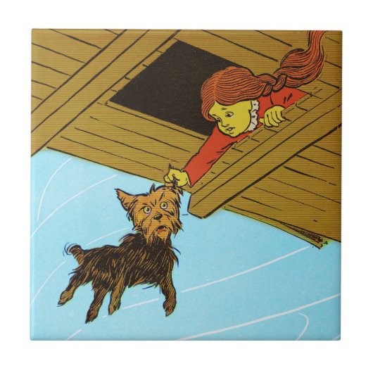 彼女はトトの耳をつかんだ タイル (正面)