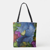 彼女はトートバックを沈めています トートバッグ (裏面)