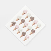 彼女はナポリブライダルシャワーをスクープされた スタンダードランチョンナプキン (角)