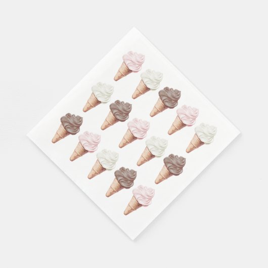 彼女はナポリブライダルシャワーをスクープされた スタンダードランチョンナプキン (角)