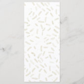 彼女はバニラブライダルシャワーをスクープされた メニュー (裏面)