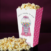 彼女はバブルガムポップ・アートのピンクの女の子の赤ちゃんシャワーの準備ができている フェイバーボックス