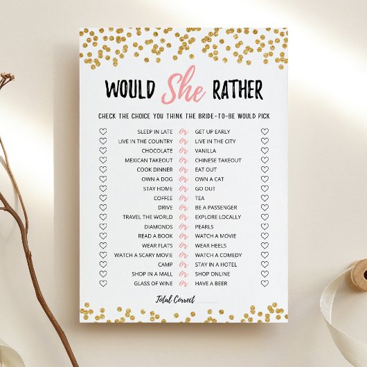 彼女はパーソナライズされたむしろブライダルシャワーのカードを 招待状