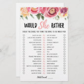 彼女はパーソナライズされたむしろブライダルシャワー試合を望む (正面/裏面)