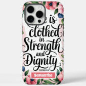 彼女はパーソナライズされたキリスト教の徒と装っている Case-Mate iPhoneケース (裏面)