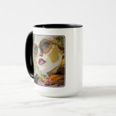 『彼女はピナ・コラーダ絵を描スが好き』 マグカップ (正面左)