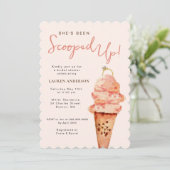 彼女はピンクのブライダルシャワー 招待状 (スタンド正面)