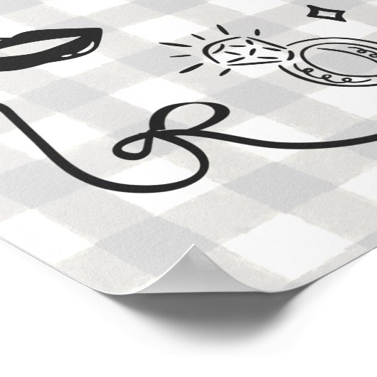 彼女はブハロウィーンのブライダルシャワーへようこそ ポスター (角)