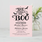 彼女はブハロウィーンのブライダルシャワーInvitatiを見つけた 招待状 (スタンド正面)