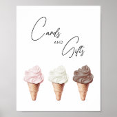 彼女はブライダルシャワーカードとギフトをスクープされた ポスター (正面)