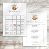 彼女はブライダルシャワーゲームを言った 招待状