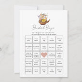 彼女はブライダルシャワーゲームを言った 招待状 (裏面)