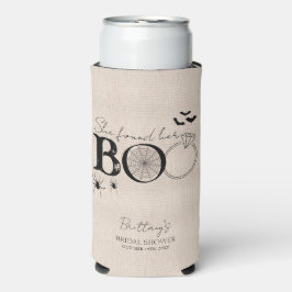 彼女はブーのハロウィン素朴ブライダルシャワーを見つけた スリム缶クーラー