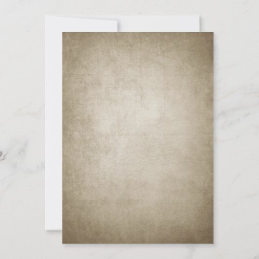 彼女はブーのハロウィン素朴ブライダルシャワーを見つけた 招待状 (裏面)