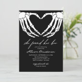 彼女はブーのハロウィーンブライダルシャワーを見つけた 招待状 (スタンド正面)