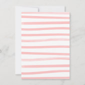 彼女はブーケブライダルシャワーをスクープされた 招待状 (裏面)