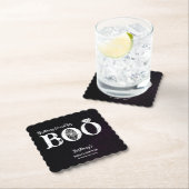 彼女はブーブブラックハロウィーンブライダルシャワーを見つけた ペーパーコースター (インサイチュ)