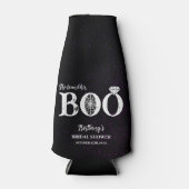 彼女はブーブブラックハロウィーンブライダルシャワーを見つけた ボトルクーラー (正面)