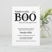 彼女はブーブブラックハロウィーンブライダルシャワーを見つけた 招待状 (スタンド正面)