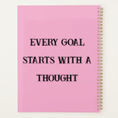 彼女はプランプランナーで勝やる気を起こさせるつ プランナー手帳 (裏面)