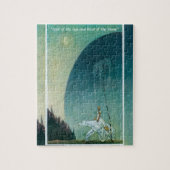 彼女はベア・ケイ・ニーセンにしっかりと寄り添った ジグソーパズル (縦)