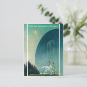 彼女はベア・ケイ・ニーセンにしっかりと寄り添った ポストカード (スタンド正面)