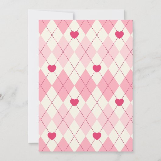 彼女はベビーシャワーのさくらんぼだ 招待状 (裏面)