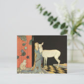 彼女はボニのまわりにー・ビッシュの首に腕を振った ポストカード (スタンド正面)