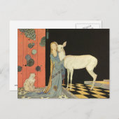 彼女はボニのまわりにー・ビッシュの首に腕を振った ポストカード (正面/裏面)