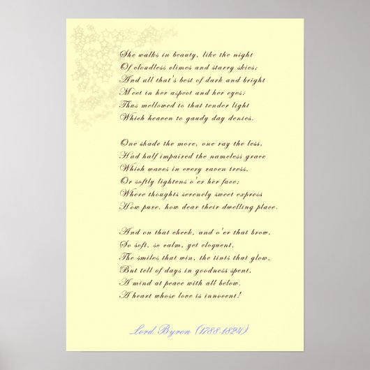 彼女はポスターで歩く美しい ポスター (正面)