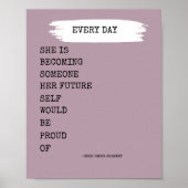 彼女はポスターにやる気を起こさせるなる ポスター (正面)