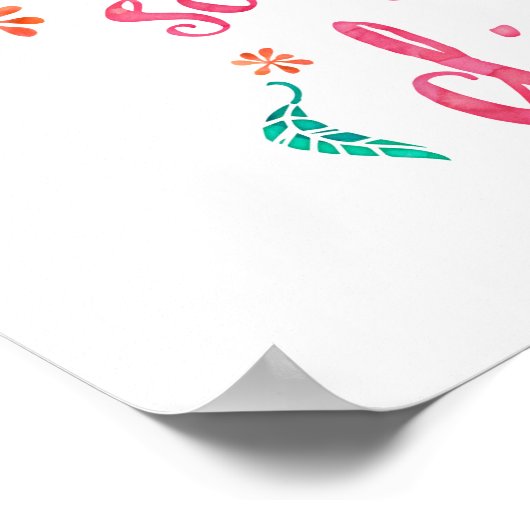 彼女はポスタ信じープリントを行うことができた ポスター (角)