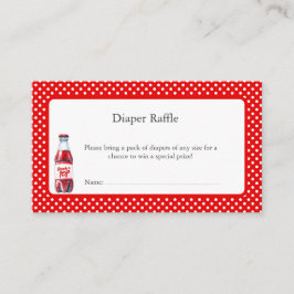 彼女はポップコーンポップ・アートのソーダの赤んポップ・アートのだシャワーを開こうとしている エンクロージャーカード