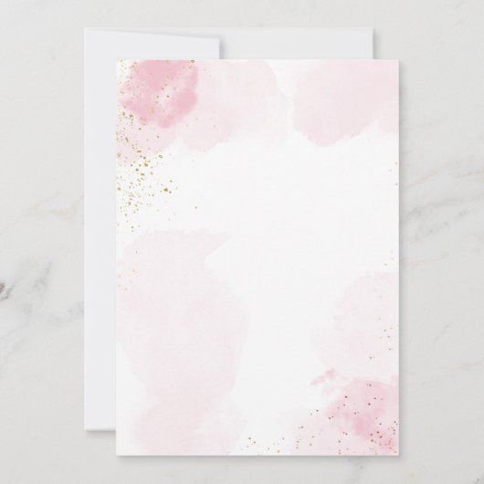 彼女はポプシクルの赤ポップ・アートのちゃんシャワーの準備ができている 招待状 (裏面)