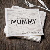 彼女はママのハロウィーンの赤ちゃんシャワーになる スタンダードカクテルナプキン