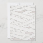 彼女はママのハロウィーンの赤ちゃんシャワーになる 招待状 (裏面)