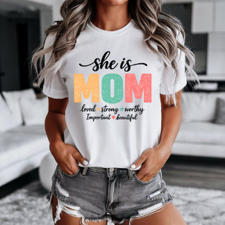 彼女はママ Tシャツ