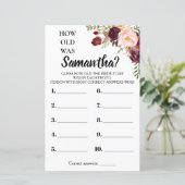 彼女はマルサラの花ブライダルシャワーゲーム (スタンド正面)