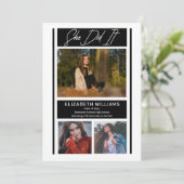 彼女はミニマルシンプル主義のBW卒業した 案内状 (スタンド正面)