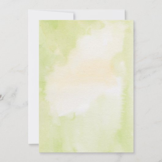 彼女はミンスクイズレモンブライダルシャワーを見つけた 招待状 (裏面)