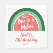 彼女はメロンの一つ、スイカの虹の誕生日 スタンダードランチョンナプキン (正面)